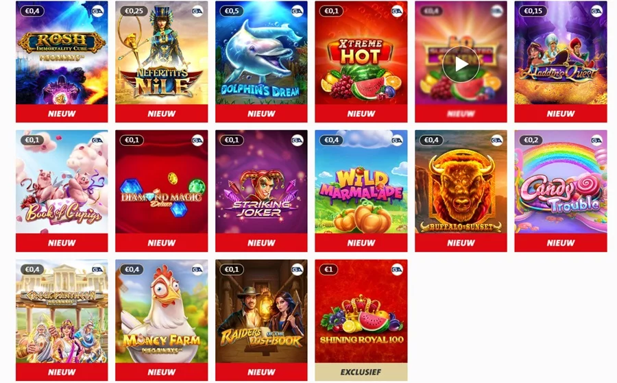 Nieuwe Gameart gokkasten op Jacks Casino 